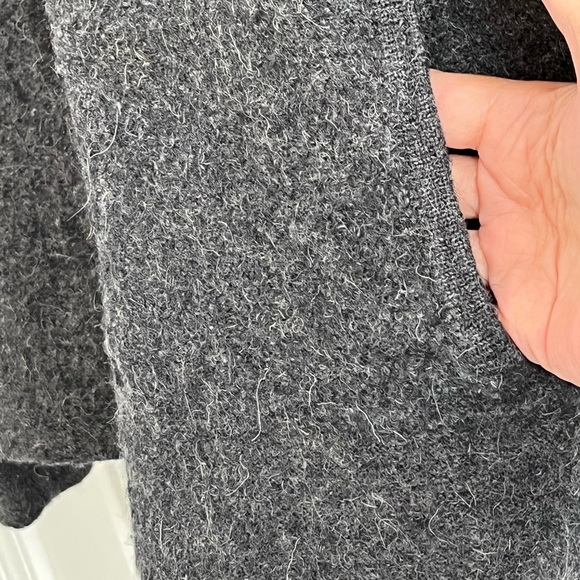 VTG Y2K Kenji 100% Wool Hoodie Pullover Sweater Minimalist Cabincore Size Large - Picture 5 of 14